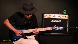 Video thumbnail for Quick Riffs: Ibanez JEM77P Steve Vai Signature by Swee Lee