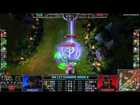 CLG Doublelift - Vayne dropping Jayce and Sona (LCS)