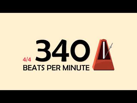 340 BPM 4/4 Metronome