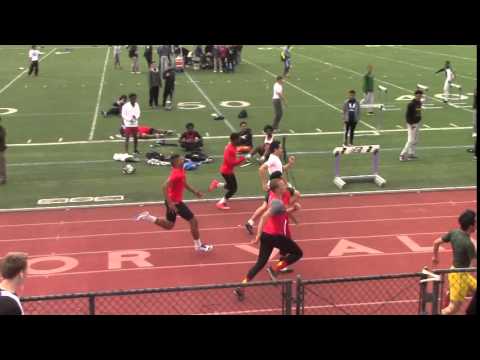 Dan Gabor - Cameron Broudes - 100m Dash - 12.55
