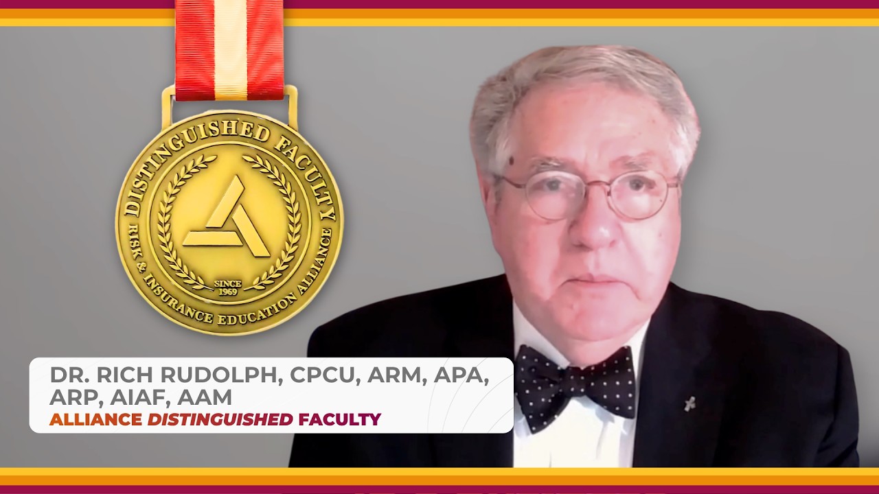 Alliance Distinguished Faculty – Dr. Rich Rudolph