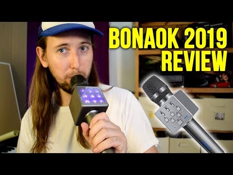 BONAOK 2019 Karaoke Microphone Review!