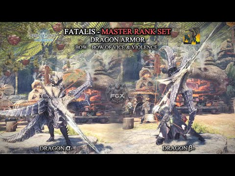 Fatalis Armor & Weapon set | MHW: Iceborne