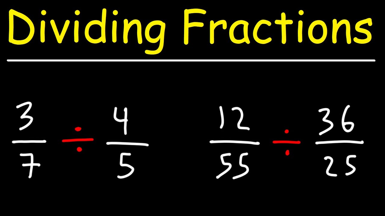 Dividing Fractions - GED Math