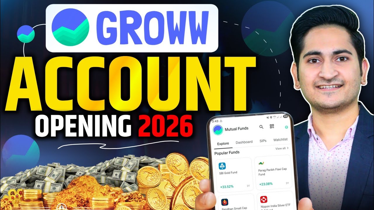 Groww app account kaise banaye, How to open groww demat account, groww account opening, Groww Demat