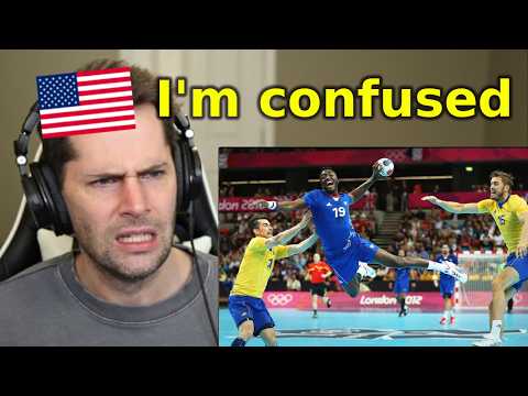 American Reacts to the Rules of Handball Explained