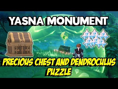 Yasna Monument Precious Chest And Dendroculus Puzzle guide | Genshin Impact