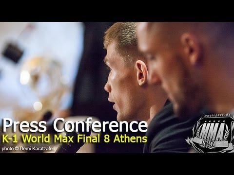 K-1 World Max Final 8 Athens - Pre-fight Press Conference (part1)