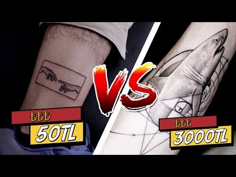 50TL Dövme vs. 3000TL Dövme (#SonradanGorme)