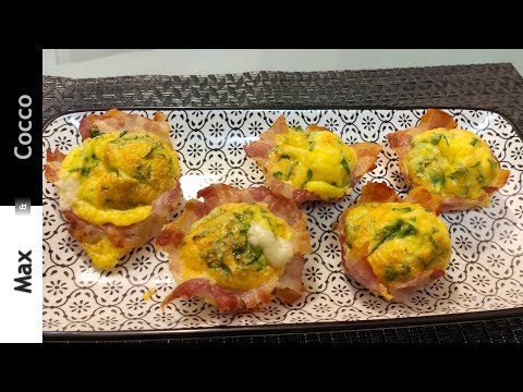 FRITTATINE nella PANCETTA - Un antipasto Facile Veloce e Sfizioso
