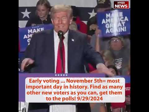 TRUMP: Dem workers all now Trump Republicans to Promised Land, Kamala YOU’RE FIRED! Early voting