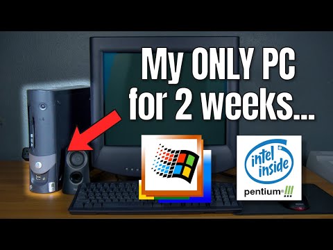 I used a PC from 2001 as my only Desktop Computer for 2 weeks. How did it go?