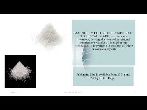 Magnesium Chloride Hexahydrate Technical