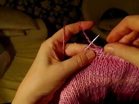 Egyszerű dupla patent kötés