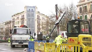 Finalizan las obras de asfaltado del socavón de ocho metros en la Avenida Comte Sallent de Palma