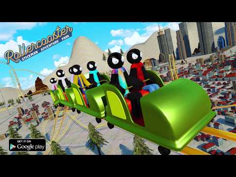 Stickman Roller Coaster Thrill Ride Video