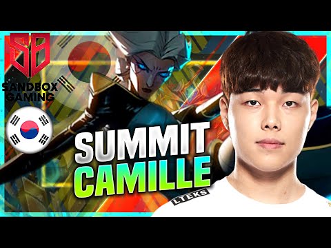 SUMMIT IS READY FOR CAMILLE! - SB Summit Plays Camille Top vs Jax! | KR SoloQ Patch 10.22