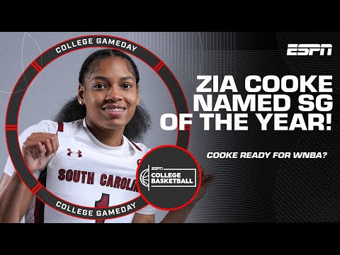 Zia Cooke wins Ann Meyers Drysdale Shooting Guard of the Year Award 🏆 | College GameDay