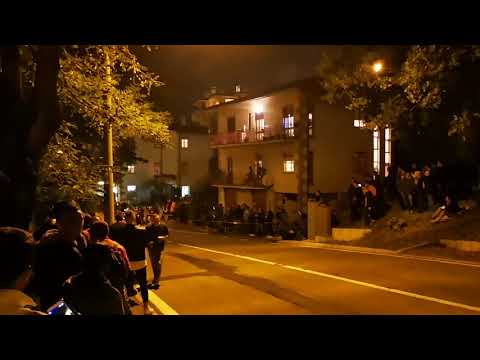 Waiting for Paolo Diana uphill @ Rallylegends 2019 San Marino Friday night