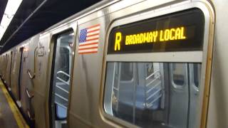 preview picture of video 'IND Queens Blvd Line: R160B R & F Trains at Elmhurst Ave-Broadway (Manhattan Bound)'