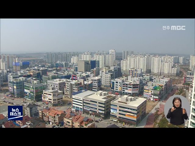 전북혁신도시 인구 다시 증가