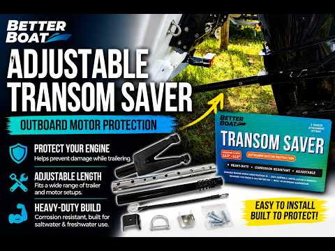 Better Boat Adjustable Transom Saver: Easy Installation & Outboard Protection