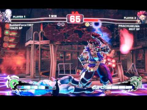 SSFIV ENDLESS BATTLE MATCH JR RODRIGUEZ ( AKUMA ) VS BuddahForce1987 ( SETH ) ON XBOX 360 GAME 8