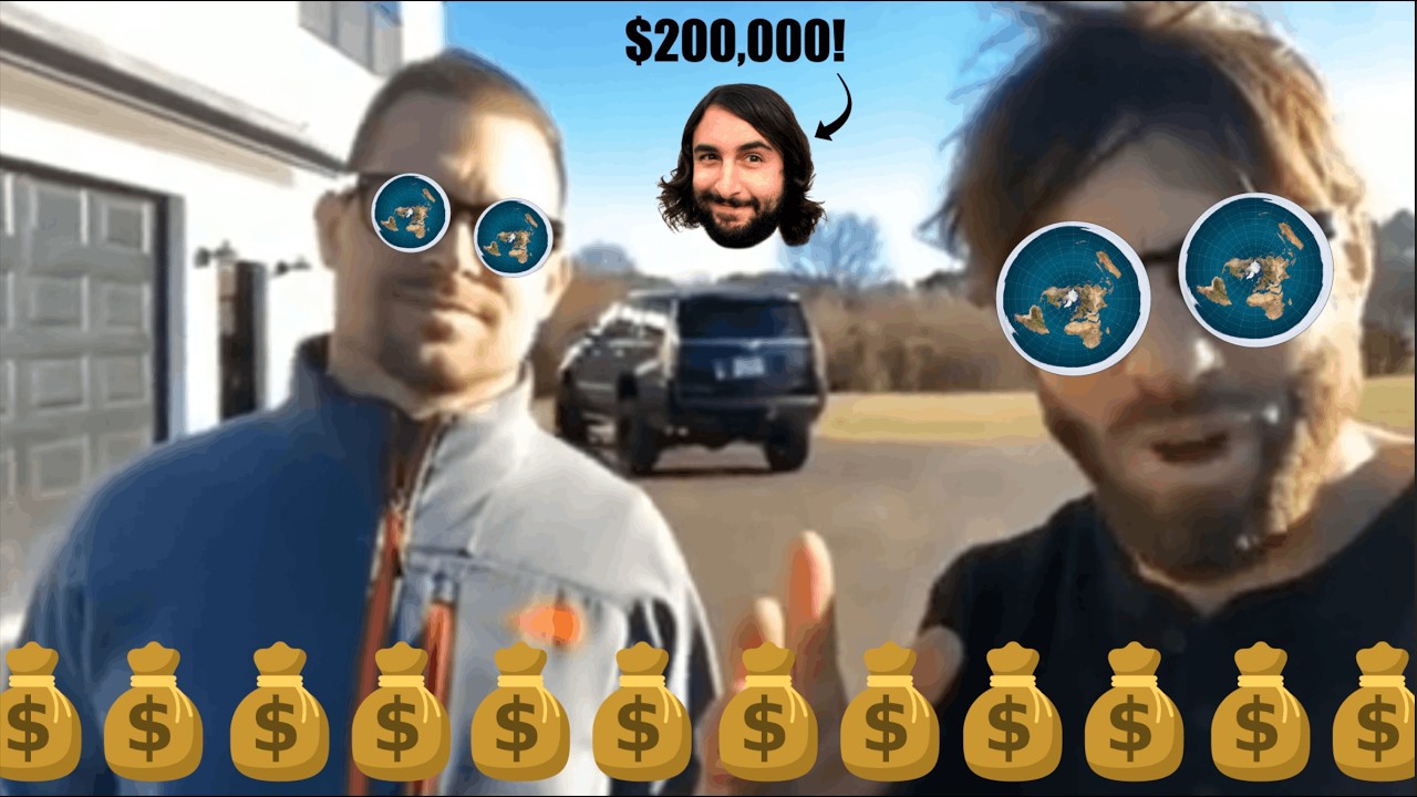Braindead Flat Earthers Have to Give Me $200,000!