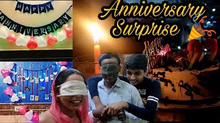 Anniversary Surprise for parents🌹❤️ | Anniversary Decorations ideas at home🎊🎉