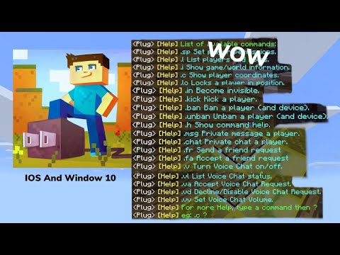 Minecraft Plug 1.7.0 How To Use! 2018   [Only IOS and window 10] [Read description first]