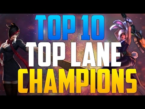 League of legends Top 10 Top laners (patch 5.20)