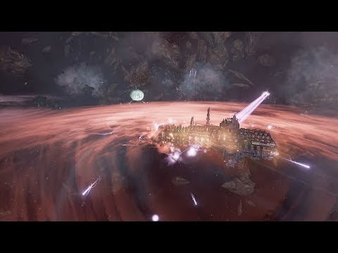 Eldar Corsairs vs Imperial Navy! Rank 34 - Battlefleet Gothic Armada