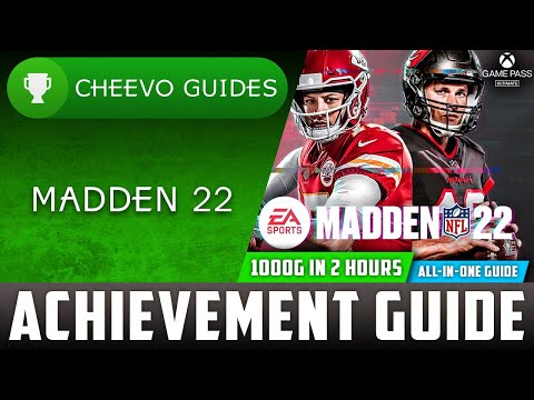 Madden NFL 22 - "ALL-IN-ONE" Achievement Guide (Xbox/XSX/PS4/PS5) *1000G IN 2 HOURS W/ FREE TRIAL*