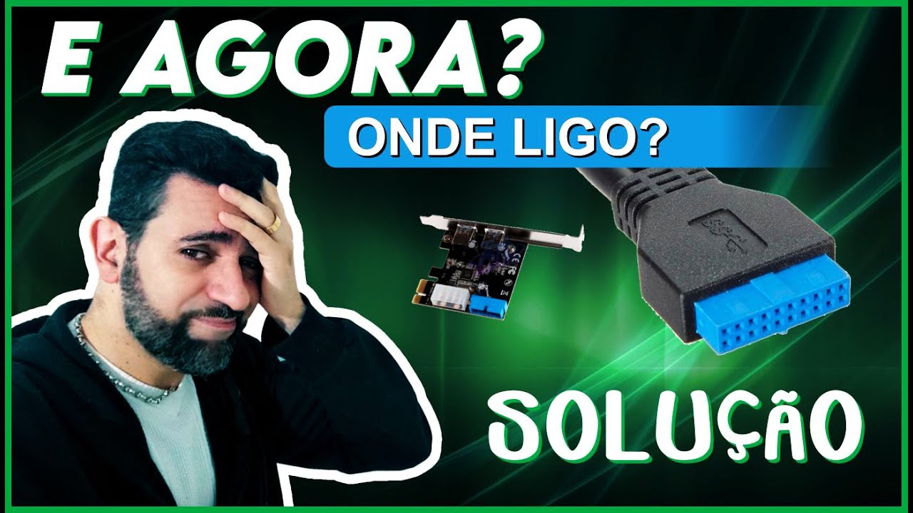 Watch Now SUA PLACA MÃE NÃO TEM USB 3 0 E SEU GABINETE TEM O CABO EIS A SOLUÇÃO!!! SUA PLACA MÃE NÃO TEM USB 3 0 E SEU GABINETE TEM O CABO EIS A SOLUÇÃO!!!