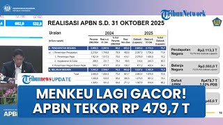 Menkeu Blak-blakan Ungkap APBN Tekor Rp 479,7 Triliun dari Produk Domestik Bruto per Oktober 2025