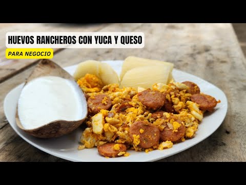 RECETA DE  HUEVOS RANCHEROS CON QUESO Y SUERO - RECETAS PARA NEGOCIO
