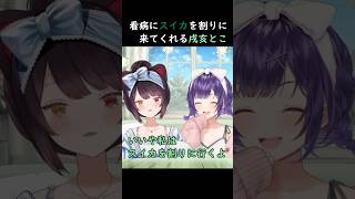 看病にスイカを割りに来てくれる戌亥とこ