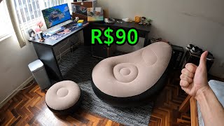Comprei a Poltrona Gamer da Shopee de R$90, valeu a pena?