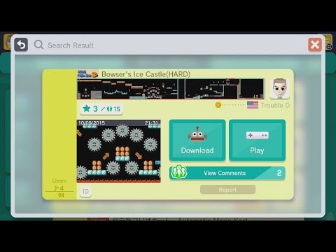 Super Mario Maker - 034 - Bowser's Ice Castle (HARD) by Trouble D