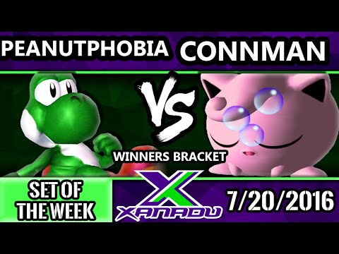 S@X 159 - Peanutphobia (Yoshi) Vs. Connman (Jigglypuff) - Winners - SSBM