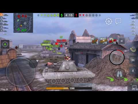 WoT Blitz: Obj. 263 gun mask vs HE