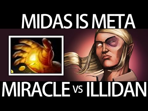 Miracle Invoker MIDAS Style vs Illidan Medusa 9K Invoke Top MMR Dota 2