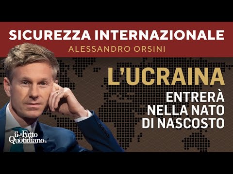 L’Ucraina entrerà nella NATO di nascosto. La diretta con Alessandro Orsini