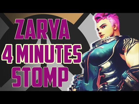 TOP 500 ZARYA KINGS ROW 4 MINUTES - Overwatch