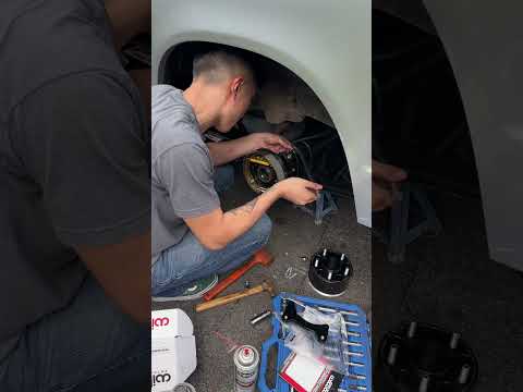 Wilwood rear brakes installed on the S10! #hotrod #s10 #minitruck #chevy #brakes #restoration #sbc
