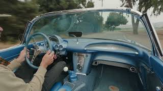 1961 Chevrolet Corvette Convertible Restomod Driving POV