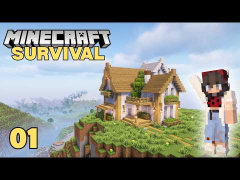 A Cozy New Beginning! | Let's Play Survival Minecraft |  Episode 1