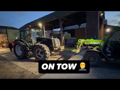  TOWING A VALTRA OUT THE WORKSHOP #AnswerAsAPercent 2135