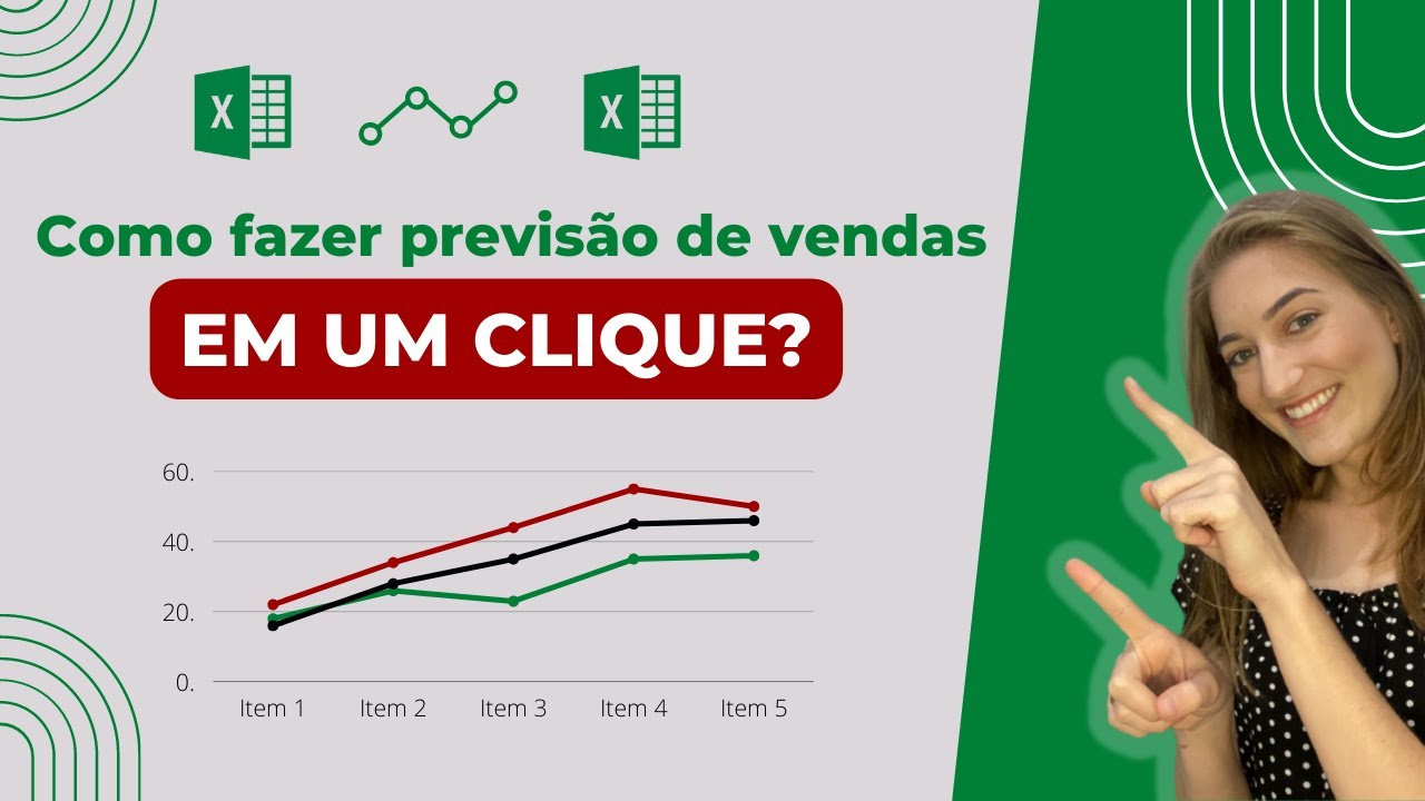 COMO FAZER PROJEÇÃO DE VENDAS FÁCIL NO EXCEL
