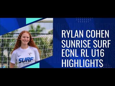 Rylan Cohen U16 Highlight Video- Sunrise Surf ECNLRL⚽️